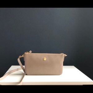 Lauren Ralph Lauren small crossbody  purse taupe